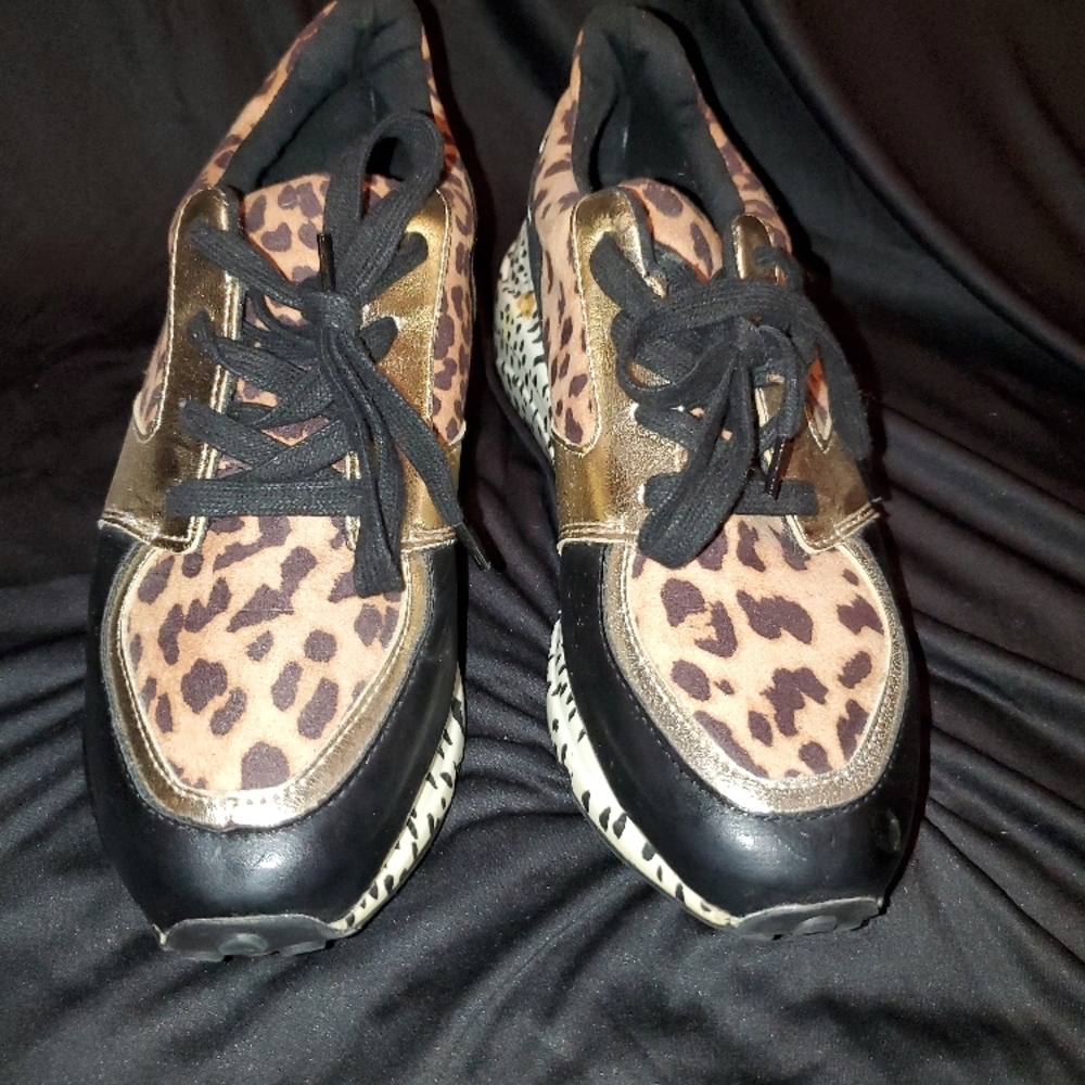 Leopard Print Women's Sneakers